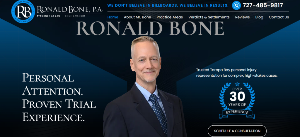 Top Rated Personal Injury Lawyers in Tampa, FL