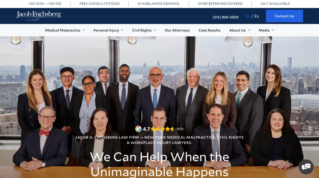 Jacob D. Fuchsberg Law Firm