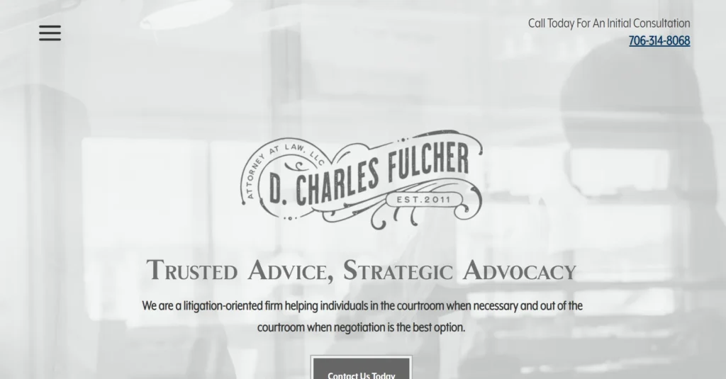 d. charles fulcher attorney at law llc