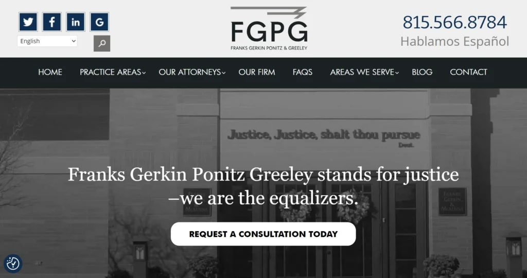 franks gerkin ponitz & greeley