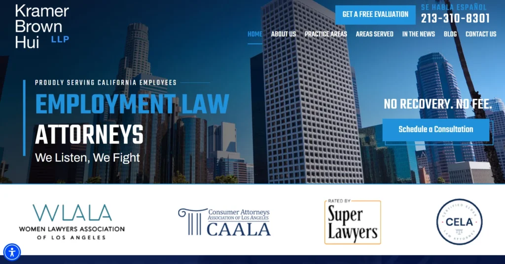 kramer brown hui llp