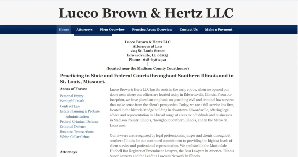 lucco brown threlkeld & dawson llp