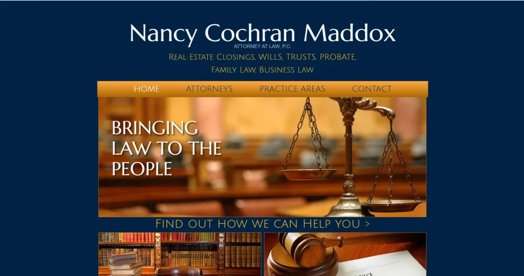 nancy cochran maddox attorney at law p.c.
