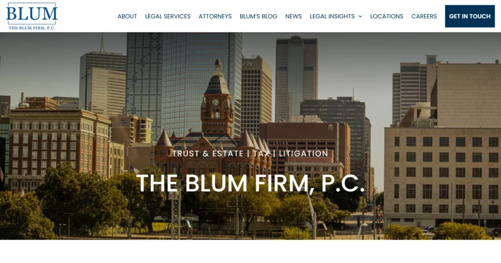 the blum firm p c