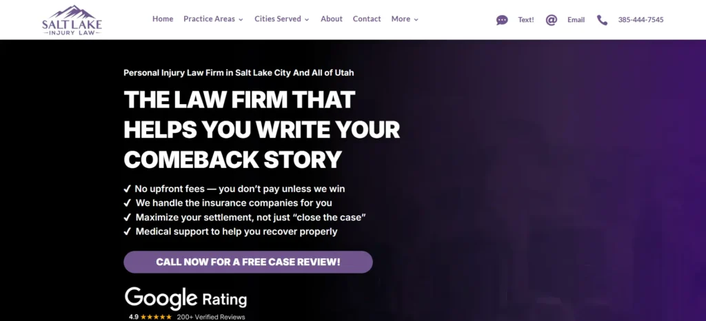 Salt Lake Injury Law
