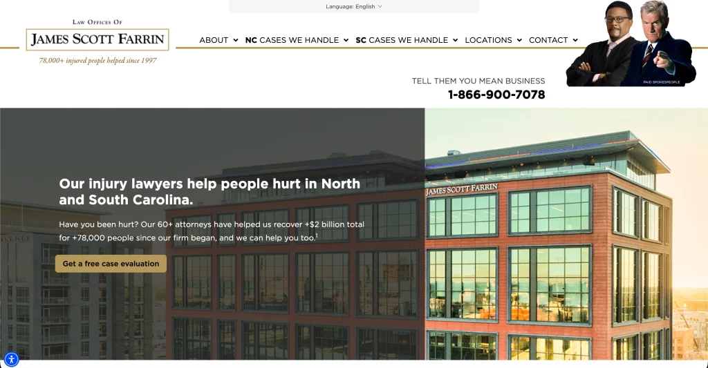 Law Offices of James Scott Farrin Law Offices of James Scott Farrin