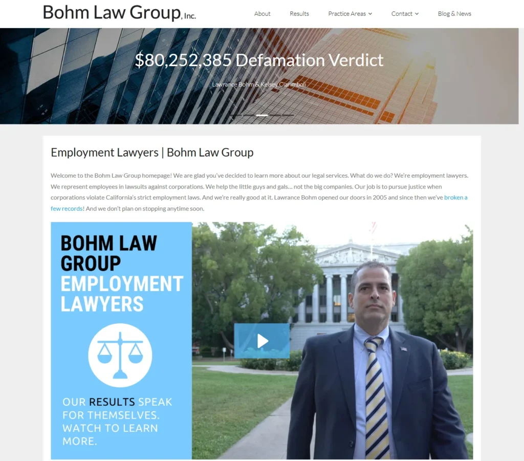 bohm law group inc
