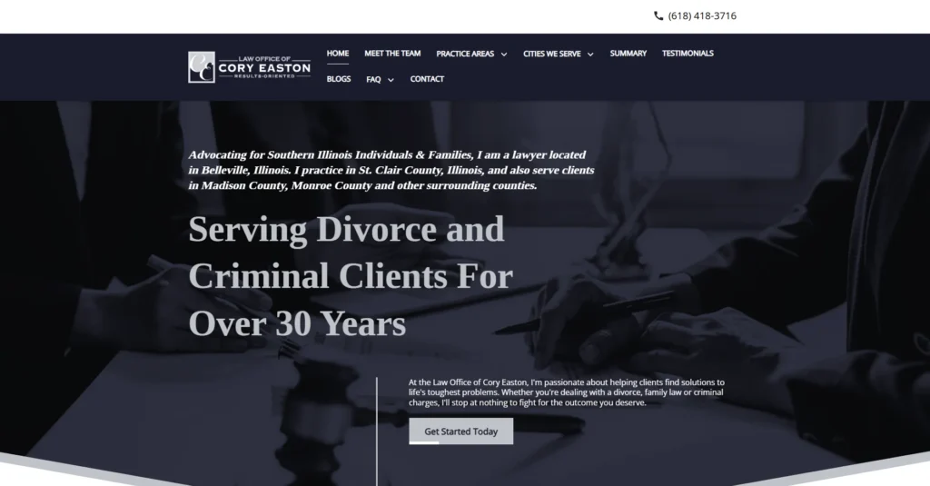 cory e. easton, attorney at law