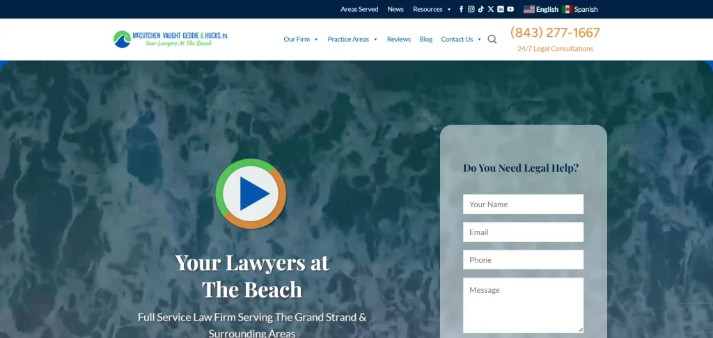 McCutchen Vaught Geddie & Hucks, P.A. (Lawyers at the Beach)