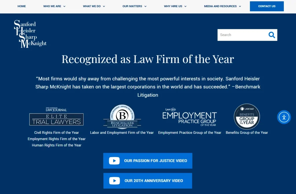 sanford heisler sharp mcknight llp