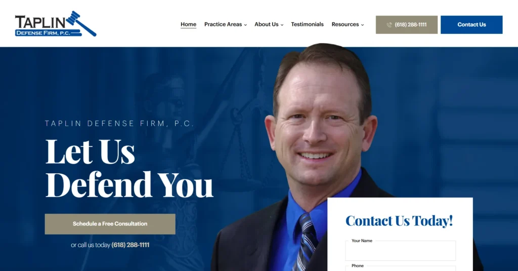 taplin defense firm pc