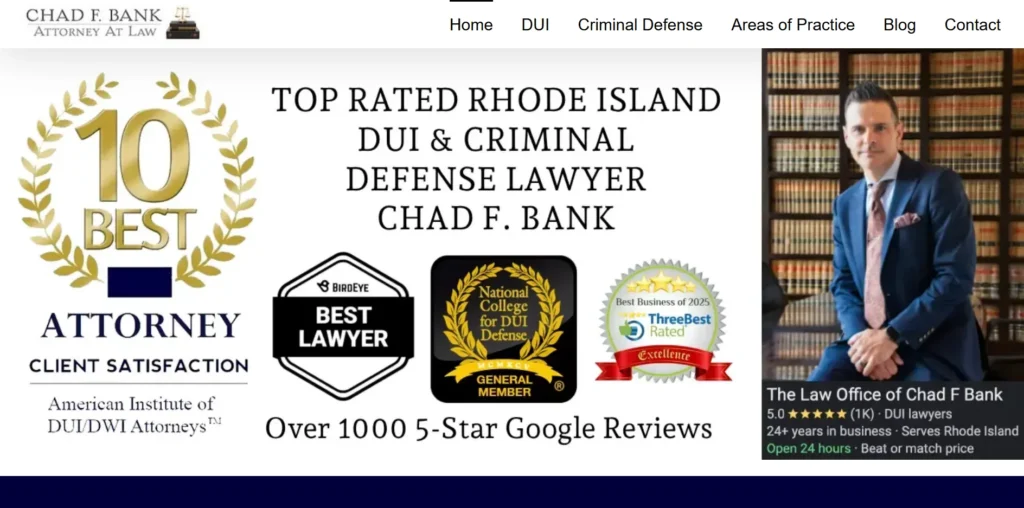 the law office of chad f. bank